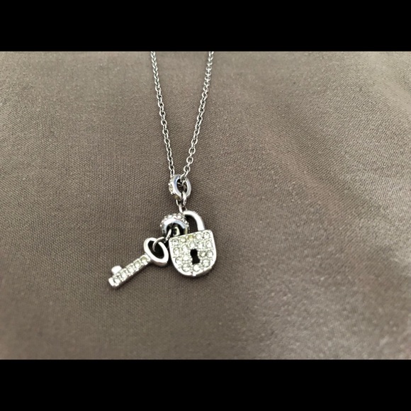 Swarovski Crystals Liberty Pendant with Lock & Key - Picture 4 of 7